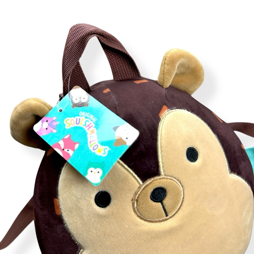 Squishmallows 10"‎ Hans Hedgehog Squish Backpack Kelly Toys Bag W/ Tags - Picture 2 of 13